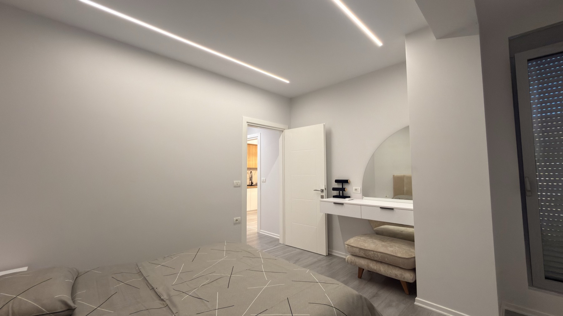 Bedroom with vanity corner